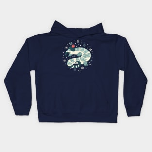 Blunt Blue-Tongued Skink Kids Hoodie